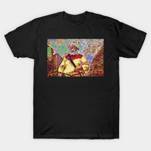 You Are the Guru Trippy Old Hippie Man T-Shirt